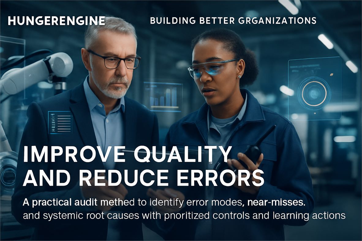 Improve Quality and Reduce Errors (Quality & Safety Audit)